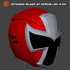 3.jpg Red Ninja Steel / Ninninger Helmet Cosplay STL
