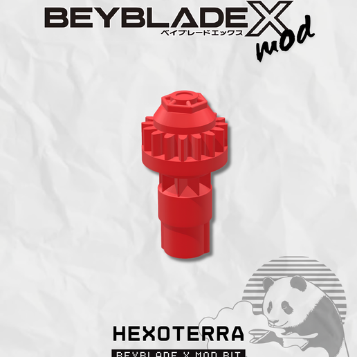 Beyblade X Bit Mod Hexoterra (HT)