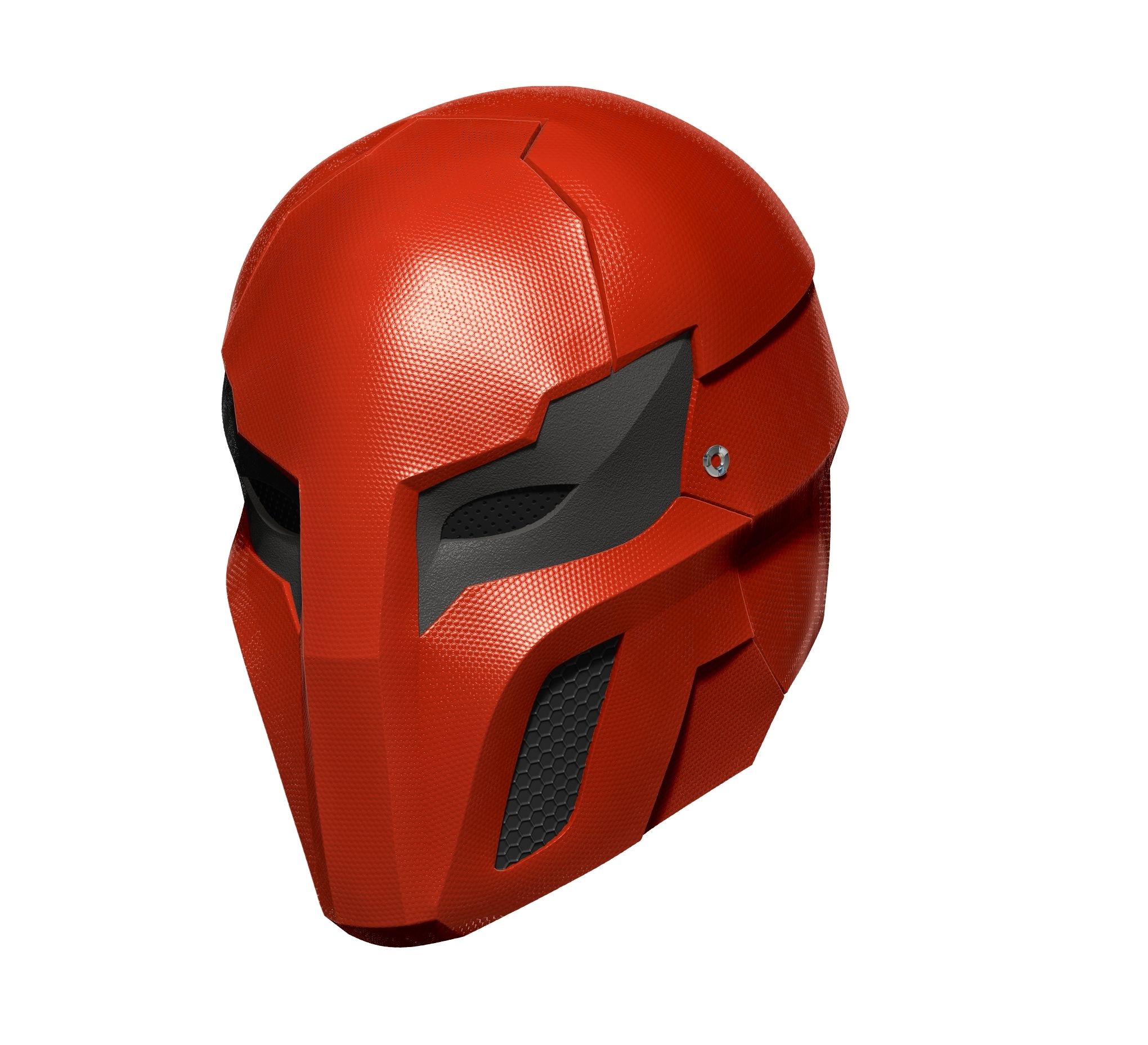 Download Obj File Red Hood Injustice 2 Mask Helmet Cosplay • Object To 3d Print ・ Cults 5393