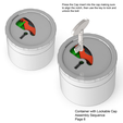 Capture d’écran 2017-03-21 à 12.25.50.png STL file Lockable Container・3D print model to download