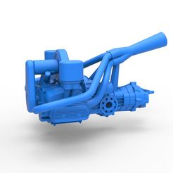 1.jpg 3D-Datei Diecast Motor für Sand Rail Buggy Maßstab 1:25・3D-Druck-Idee zum Herunterladen, CosplayItemsRock
