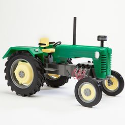tractor_display_large.jpg Free STL file Tractor・Model to download and 3D print