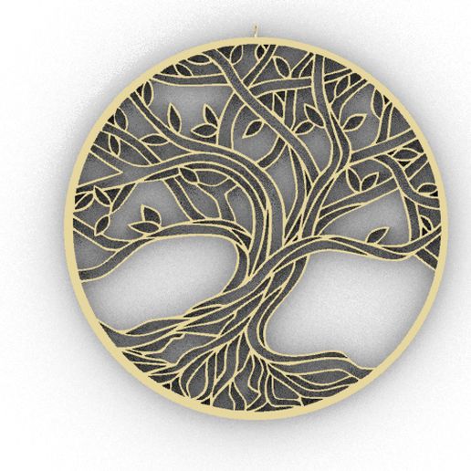TREE OF LIFE PENDANT 3D model