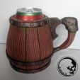 4.jpg STL-Datei Dosenhalter - 12oz kostenlos・3D-druckbare Vorlage zum herunterladen