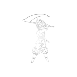 zamasu.png Fichier STL Art mural Zamasu・Idée pour impression 3D à télécharger