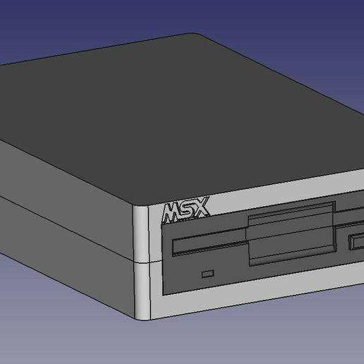 MSX Floppy Drive Case