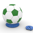regalo.png Soccer ball money box - Soccer Ball Money Box - Key ring - Handball size - Soccer Ball Money Box
