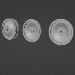 Panther-tank-road-wheels1.png STL file PANZERKAMPFWAGEN V «PANTHER» (G) tank road wheels・3D printable design to download