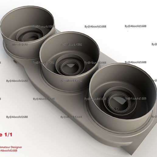 Air-filters-on-the-engine_1.jpg Tiger tank Early Air filters on the engine.(STL-1)