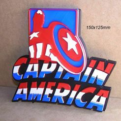 capitan-america-marvel-comic-vengadores-xmen-pelicula-coleccion.jpg Archivo STL Capitan America, Marvel, Comics, Coleccion, Pelicula, Animacion, superheroe, Cartel, Letrero, Rotulo, Logotipo・Modelo de impresión 3D para descargar