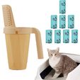 61YyMxIxsmL._AC_SX679cat.jpg Cat/Dog Litter Shovel : The Ultimate Cat Litter Scooper and Beach Cleaning Tool! 3-in-1 Design for Sand, Sea, and Straining.