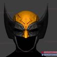 wolverine_helmet_3d_print_model-01.jpg Wolverine Helmet - Marvel Cosplay
