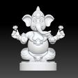 0103.jpg Ganesha estátua de deus 3d imprimível