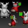 ZBrush-Document3.jpg Pokémon Christmas Pack – 6-File Holiday STL Set