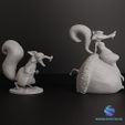 111.jpg Scrat & Scratte – 3D Models with Presupported STL Files (Ice Age Inspired)