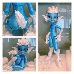 il_1140xN.png [KABBIT BJD] - Wolfy Kabbit Ball Jointed Doll - (For FDM and SLA Printers)
