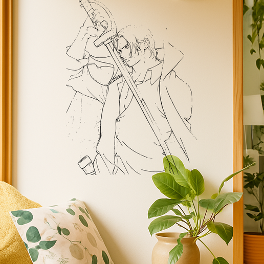 One Piece Red-Haired Shanks Sword