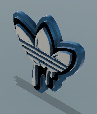 🎨 Adidas Originals logo multiple uses・ STL File for ・Cults