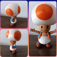 Toad from Mario games - Multi-color