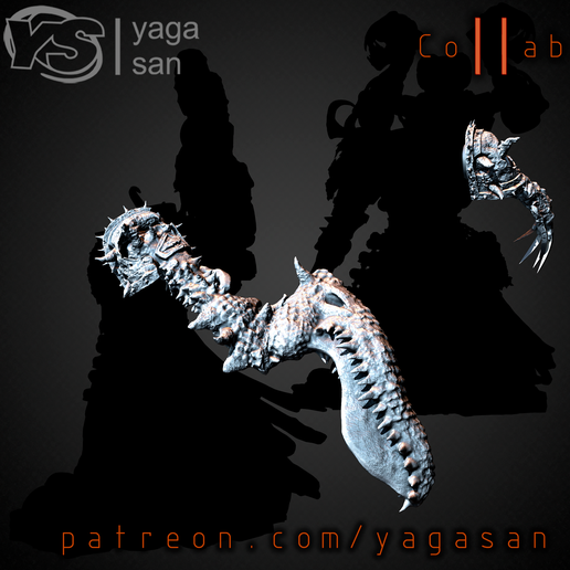 2.png Download STL file Mutated hands of Chaos PACK • Object to 3D print, yagasan