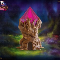 DruidFocus_RENDER.jpg Datei STL Druid's Focus Dice Vault - SUPPORT FREE!・Modell für 3D-Druck zum herunterladen