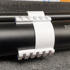 CTT | MASS - 125 : AEA HP MAX .45 (.50?) Barrel Band (with Picatinny Rails)