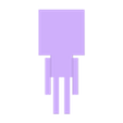 Enderman V2.STL Minecraft - Key Chain