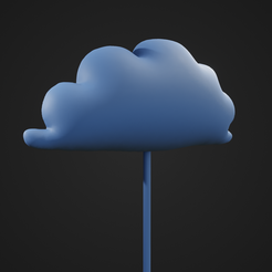 Cloud1.png Archivo STL Nube de dibujos animados・Modelo para descargar y imprimir en 3D
