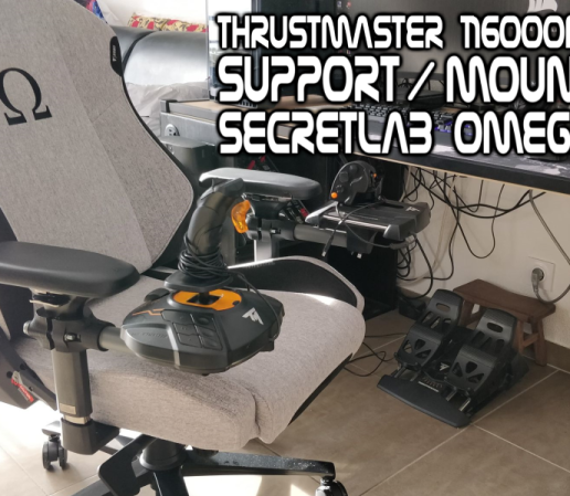 ThrustMaster T16000M Support / Mount SecretLab Omega