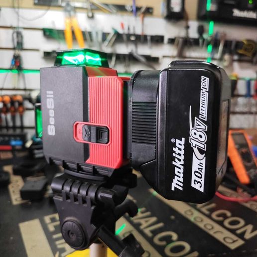 adaptador de bateria makita a laser 3,7v