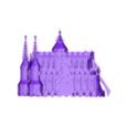 gothic tower uv 4f.obj Gothic Cathedral Angel Architecture Kit bash Extended