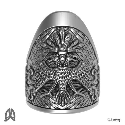 Double-headed Eagle Thumb Ring