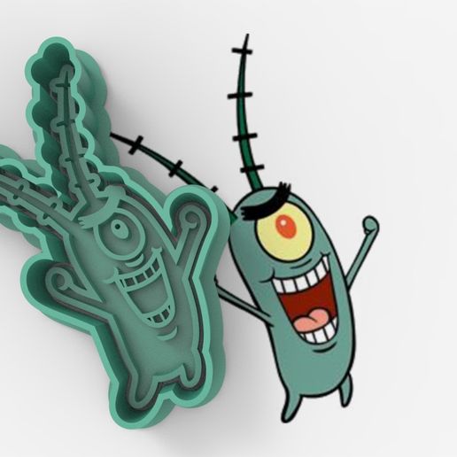 Plankton! Sponge Bob, SpongeBob cookie cutter/cutter