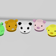 1.2.png animal pot pack - animal pot pack - frog, bear, panda, pig, chick, frog, bear, panda, pig, chick, pig, chick