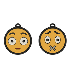 Portachiavi-emoji-1.2.png Fichier STL gratuit Emoji porte-clés・Design imprimable en 3D à télécharger
