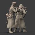 1.2329.jpg German Soldiers in a coat with mg 38 and 98k mauser rifel