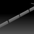 Preview14.jpg Geralt Silver Sword -The Witcher 3 Version 3D print model