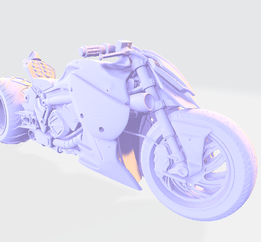 🏍️ Batcycle Hyper Concept・ STL File for 3D printing・Cults