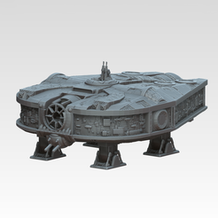 freighter1.png 3D file Smuggling Freighter・Design to download and 3D print