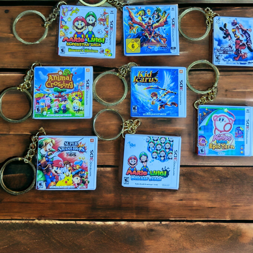 キーホルダー 3DS メザスタ 📦 NINTENDO 3DS Game Box Keychain・ STL File for ・Cults