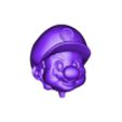 Super_Mario_Head.stl Fichier STL Fanart Super Mario - pose debout - mascotte du jeu -Fanart・Plan pour imprimante 3D à télécharger