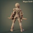 Rogue_Mg3.2-2.jpg STL file Female Elf Rogue – MG3.2・3D printer model to download