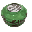 pot-vase-1001 v2-07.png vase cup pot jug vessel "spring chinese clouds" v1001 for 3d-print or cnc