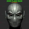 0001.jpg Zoom Flash Mask - Hunter Zolomon Cosplay - DC Comics 3D print model