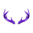 Horns_RealSize.stl Deer skull with stand