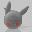 PikaBallGrey.png Custom Pikachu Pokeball
