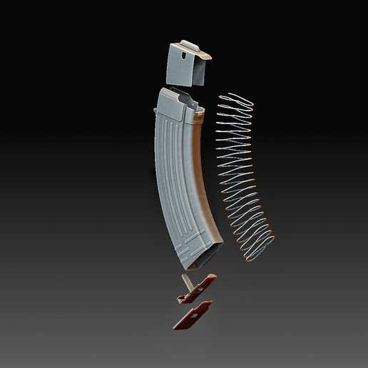 🔫 AKM Magazine・Free STL File for ・Cults