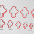 Capture.png Mushroom 1 Clay Cutter - Toadstool Cottage core STL Digital File Download- 10 sizes and 2 Earring Cutter Versions, cookie cutter