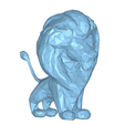model-7.png Lion low poly