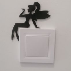 IMG_20230803_180233.jpg STL file Fairy lightswitch decor(kiss)・3D printing model to download